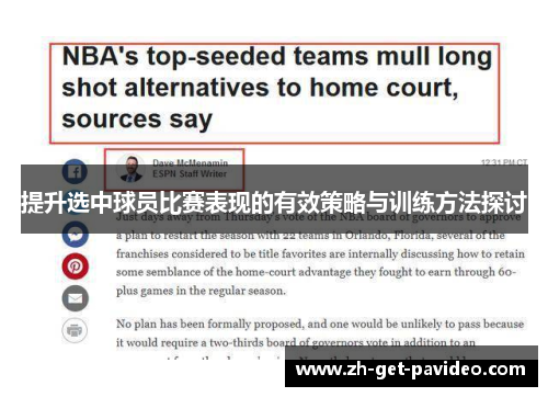 提升选中球员比赛表现的有效策略与训练方法探讨